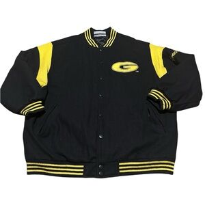 Grambling Wool Button Up Jacket 3XL Black Colleges